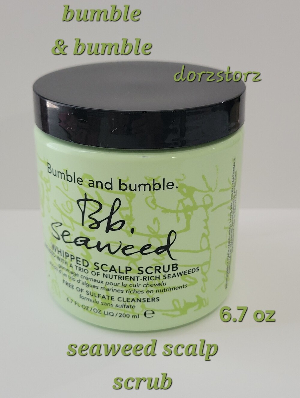BUMBLE & BUMBLE• SEAWEED WHIPPED SCALP SCALP SCRUB • 6.7 oz • Brand New